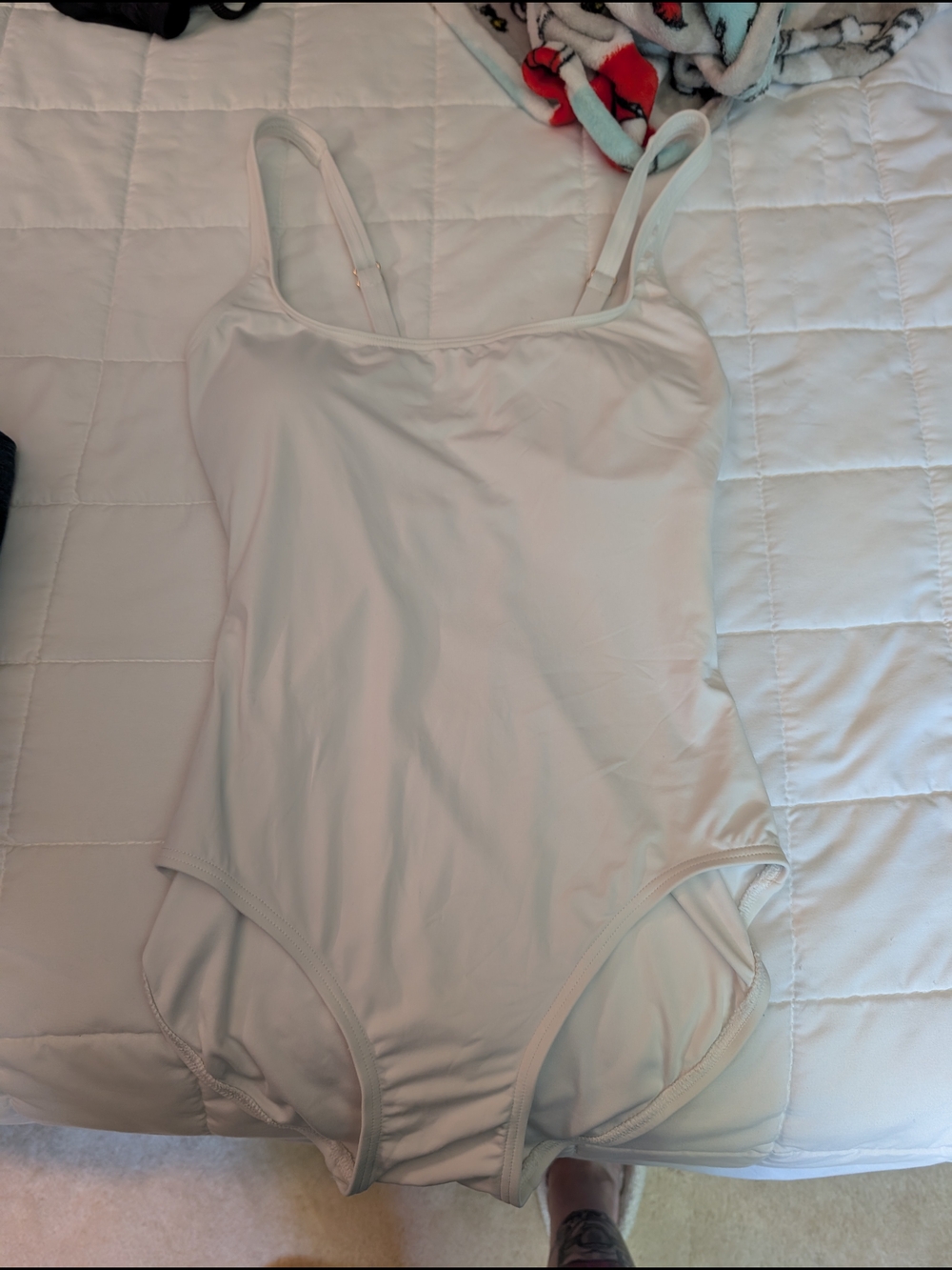 Classic White One-Piece Swimsuit